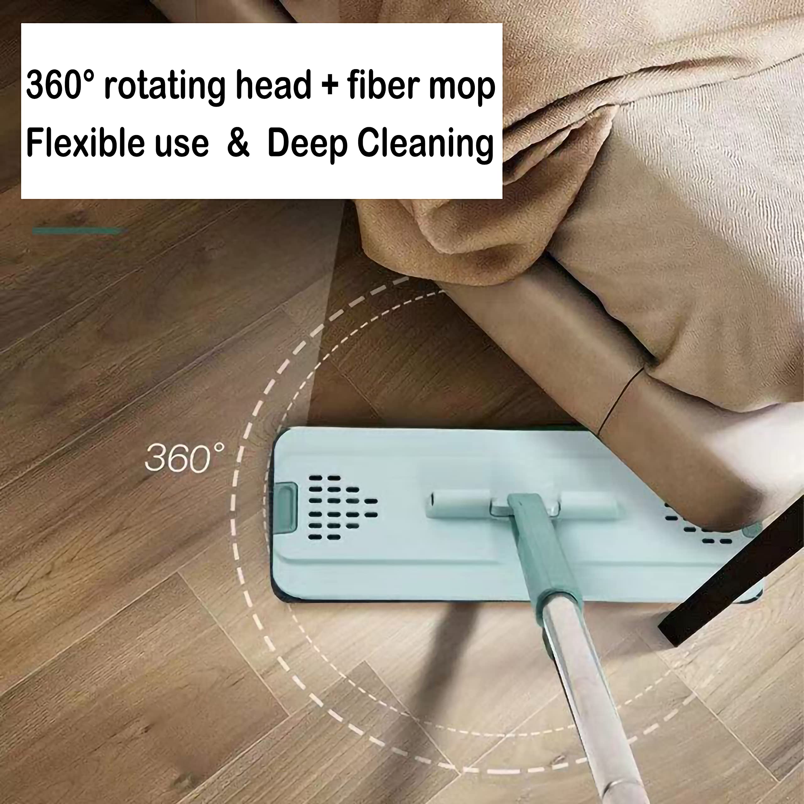 Dreamons Link Microfiber Flat Mop with Bucket, Cleaning Squeeze Hand Free Floor Mop, 3 Reusable Mop Pads, Stainless Steel Handle,360° Rotating Head Squeeze Flat Mop Dreamons Link Microfiber Flat Mop with Bucket, Cleaning Squeeze Hand Free Floor Mop, 3 Reusable Mop Pads, Stainless Steel Handle,360° Rotating Head Squeeze Flat Mop